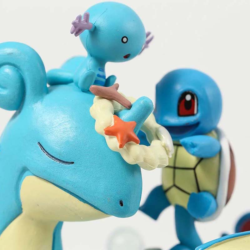 Pokemon Lapras Action Figure Collectible Model Toy with Light 16cm