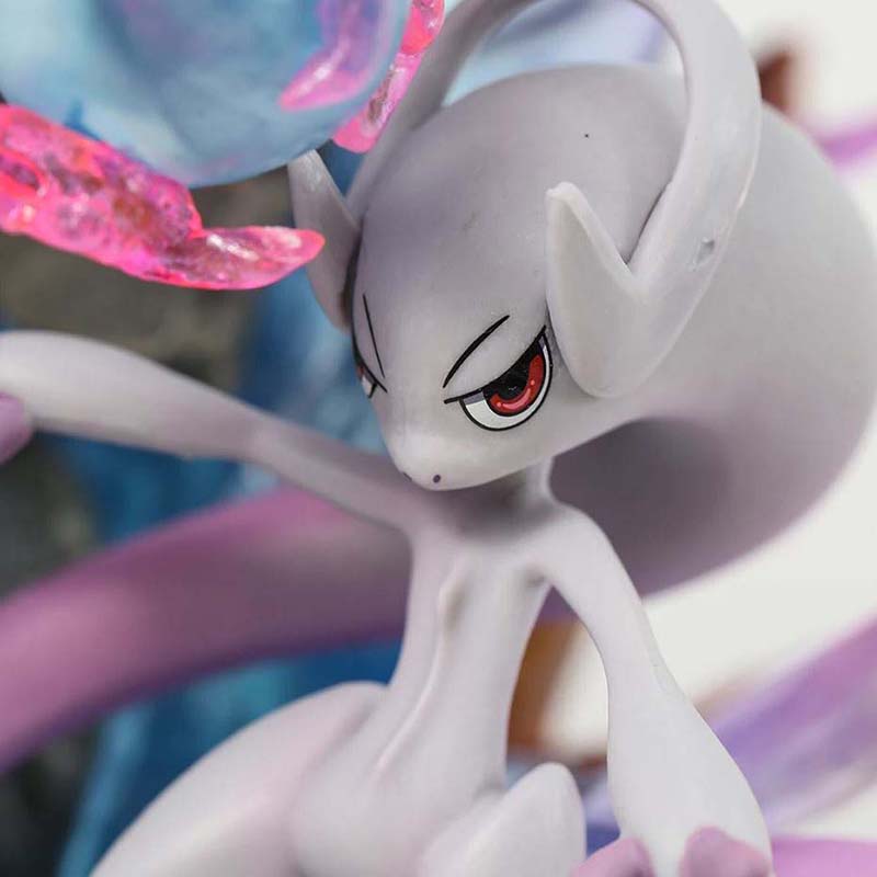 Pokemon Mewtwo Action Figure Collectible Model Toy with Light 28cm