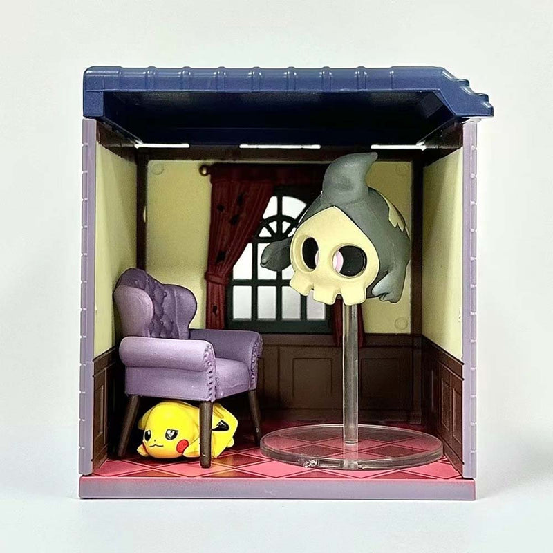 Pokemon Midnight Mansion Collection Action Figure Model Mini Toy 4pcs