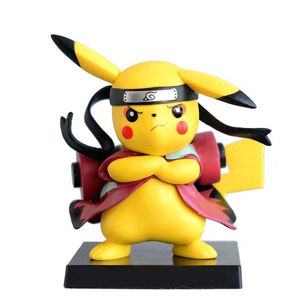 Pokemon Pikachu COS Naruto Anime Figure Model Funny Gift - Toysoff.com