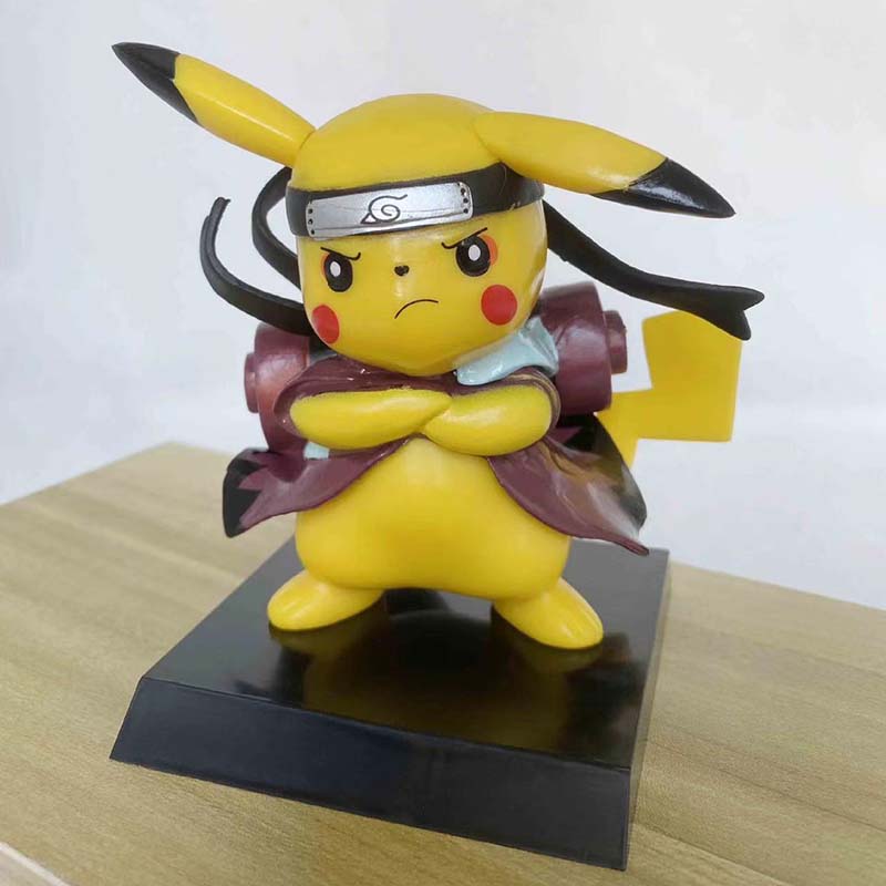 Pokemon Pikachu COS Naruto Anime Figure Model Funny Gift - Toysoff.com