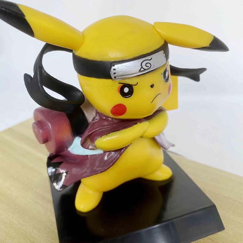 Pokemon Pikachu COS Naruto Anime Figure Model Funny Gift - Toysoff.com