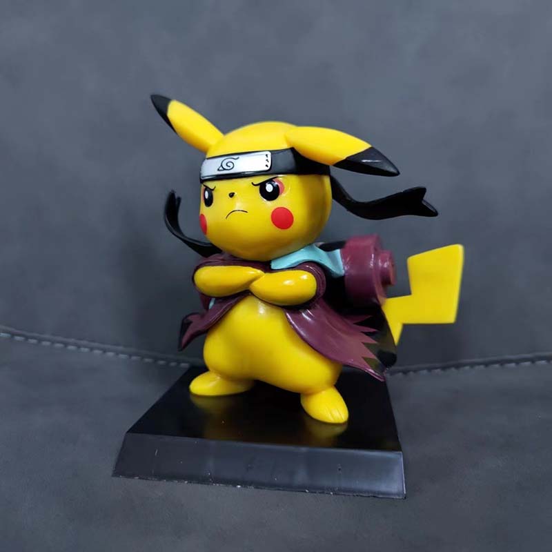 Pokemon Pikachu COS Naruto Anime Figure Model Funny Gift - Toysoff.com