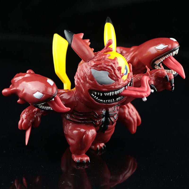 Pokemon Pikachu Cos Venom Action Figure Model Toy 10cm