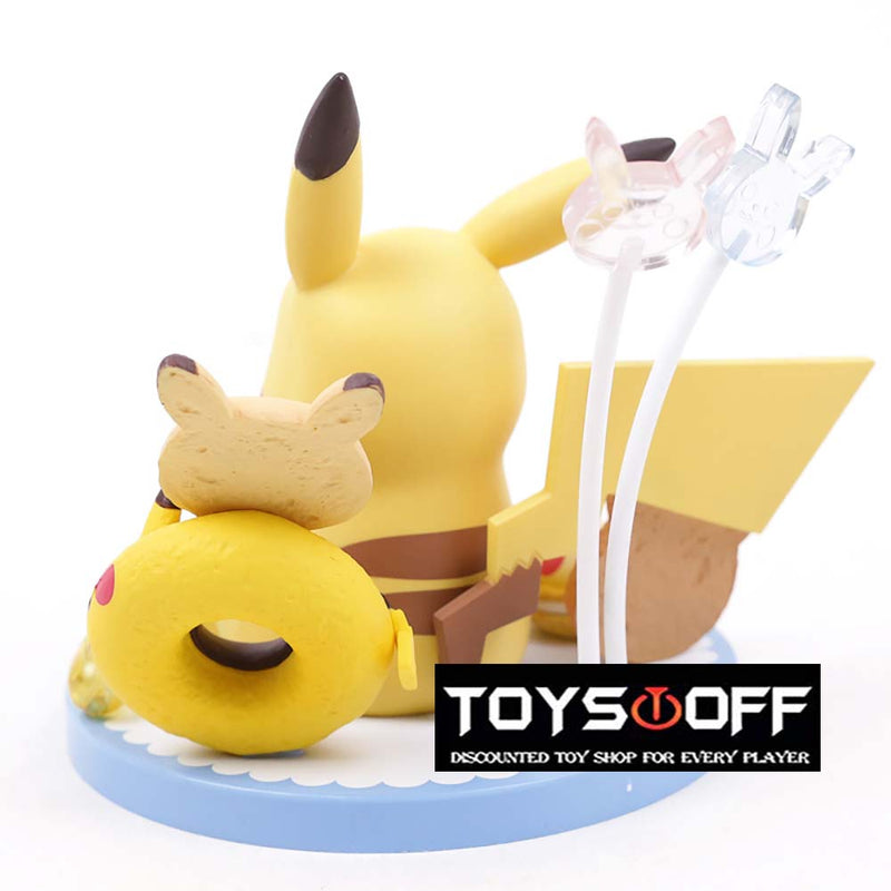 Pokemon Pikachu Tea Party Ver Action Figure Collectible Model Toy 10cm