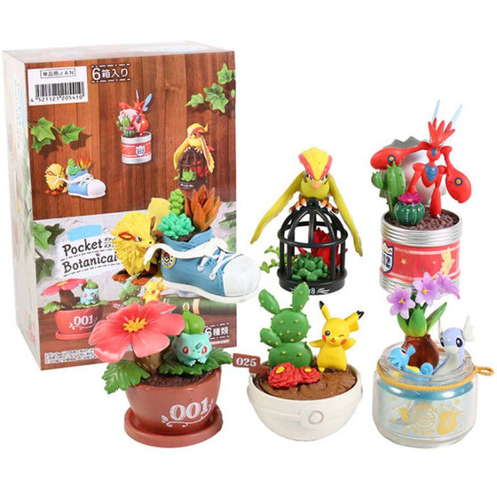 Pokemon Pocket Botanical Vol 1 Action Figure Model Mini Toy 6pcs 7cm