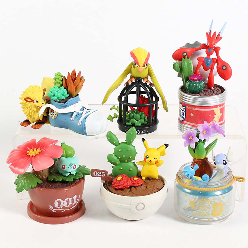 Pokemon Pocket Botanical Vol 1 Action Figure Model Mini Toy 6pcs 7cm