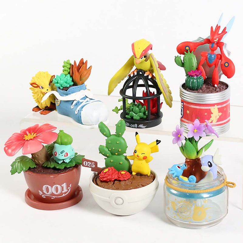 Pokemon Pocket Botanical Vol 1 Action Figure Model Mini Toy 6pcs 7cm