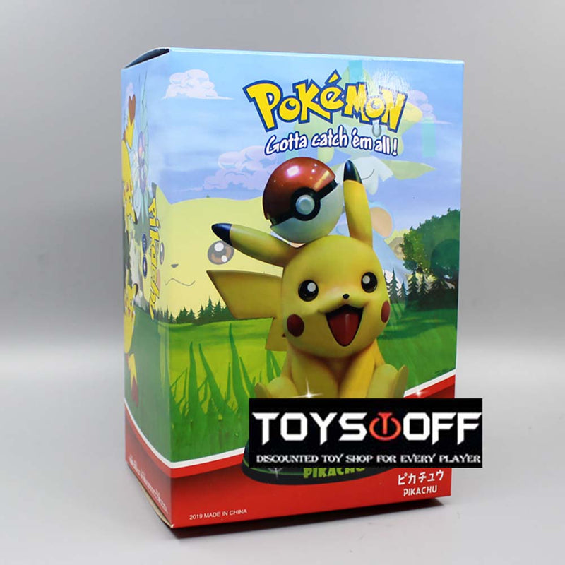 Pokemon Poke Ball Pikachu Action Figure Cartoon Model Toy 14cm