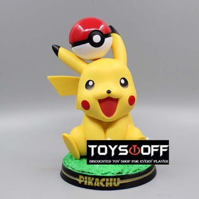 Pokemon Poke Ball Pikachu Action Figure Cartoon Model Toy 14cm