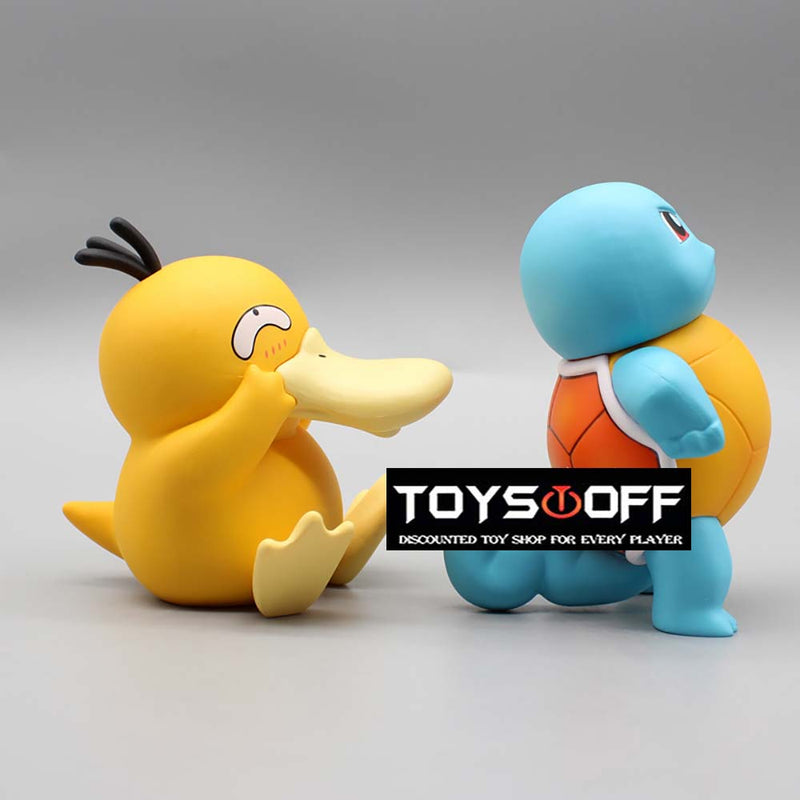 Pokemon Psyduck Spoiled Squirtle Action Figure Funny Toy