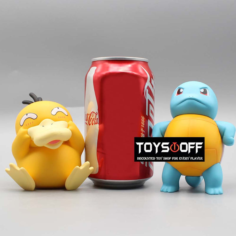 Pokemon Psyduck Spoiled Squirtle Action Figure Funny Toy