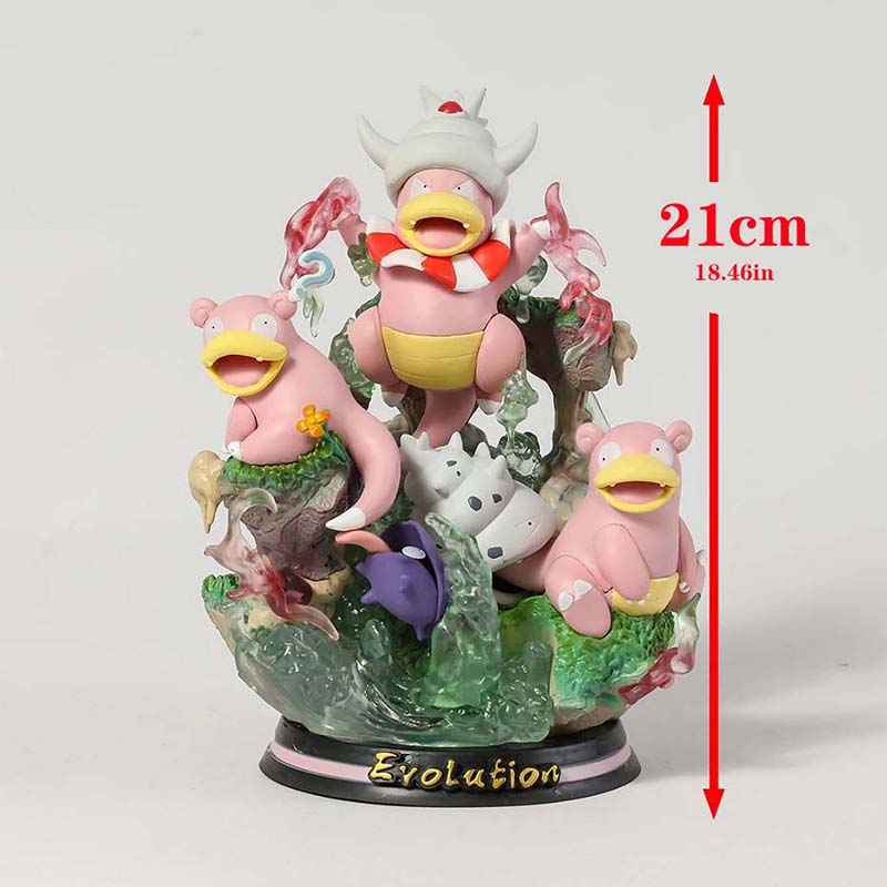 Pokemon Slowking Action Figure Collectible Model Toy with Light 21cm