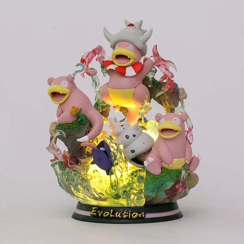 Pokemon Slowking Action Figure Collectible Model Toy with Light 21cm