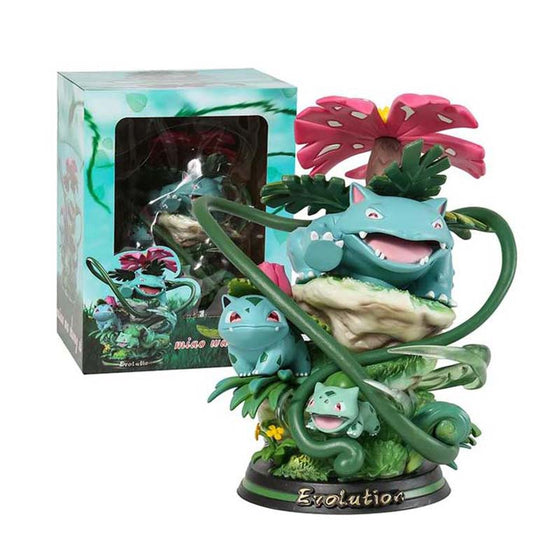 Pokemon Venusaur Action Figure Collectible Model Toy with Light 21cm