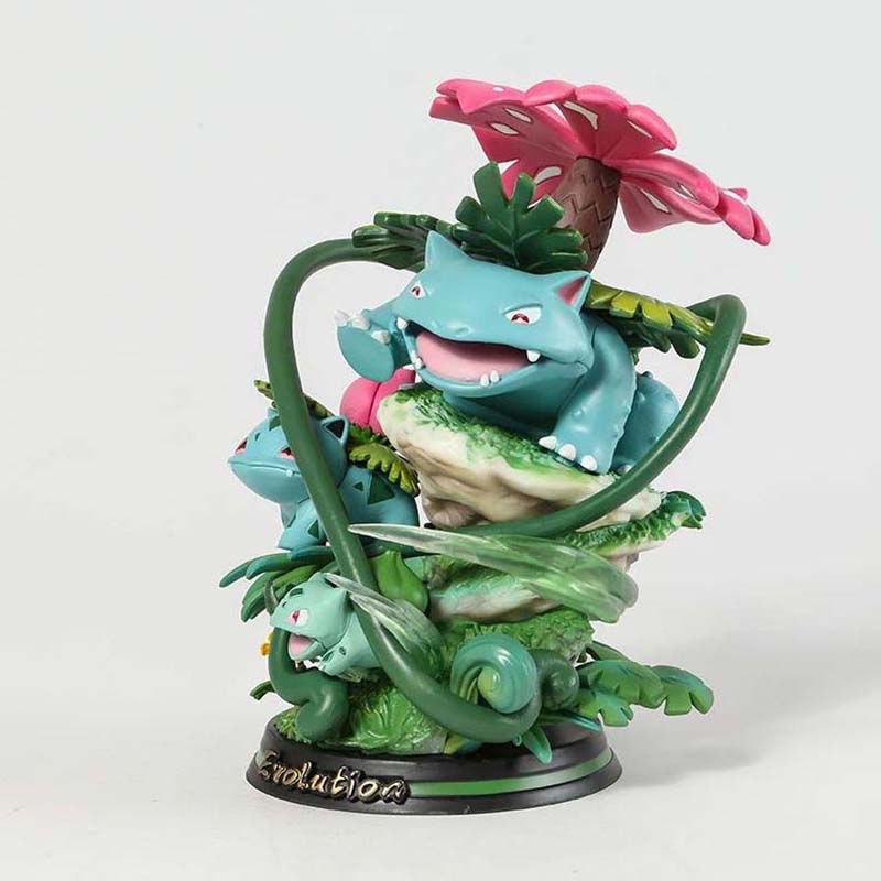 Pokemon Venusaur Action Figure Collectible Model Toy with Light 21cm