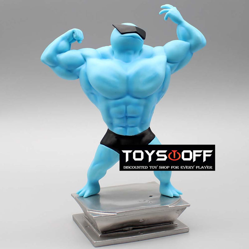 Pokemon Muscle Man Show Pikachu Charmander Squirtle Bulbasaur Action Figure Funny Toy 19cm