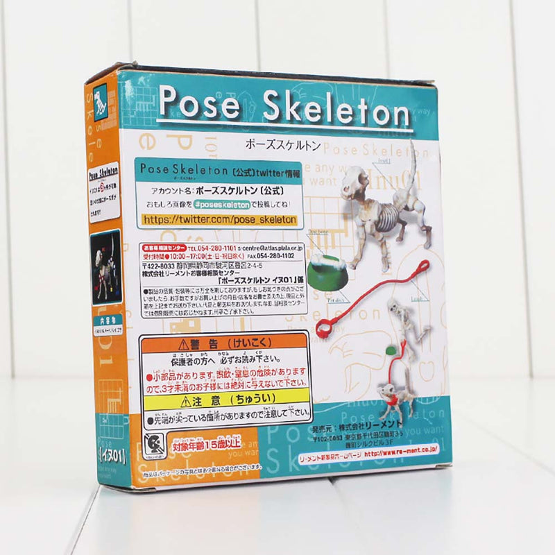 Pose Skeleton Mobile Pendant Action Figure Collectible Model Toy 3-8cm