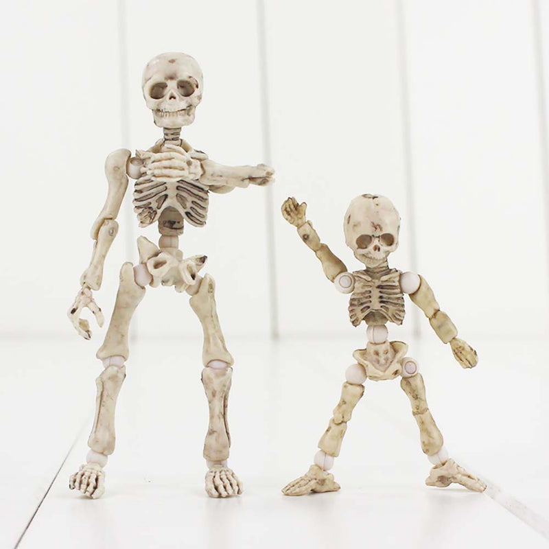 Pose Skeleton Mobile Pendant Action Figure Collectible Model Toy 3-8cm