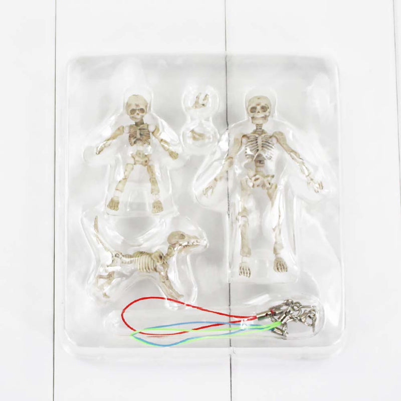 Pose Skeleton Mobile Pendant Action Figure Collectible Model Toy 3-8cm