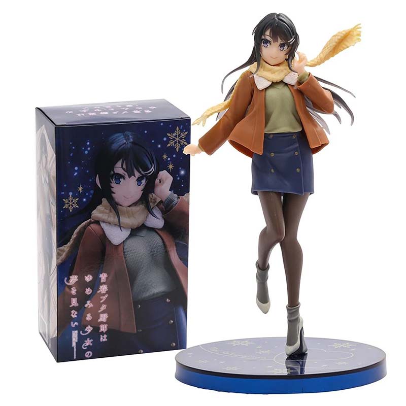 Rascal Does Not Dream of Bunny Girl Senpai Sakurajima Mai Action Figure 20 cm