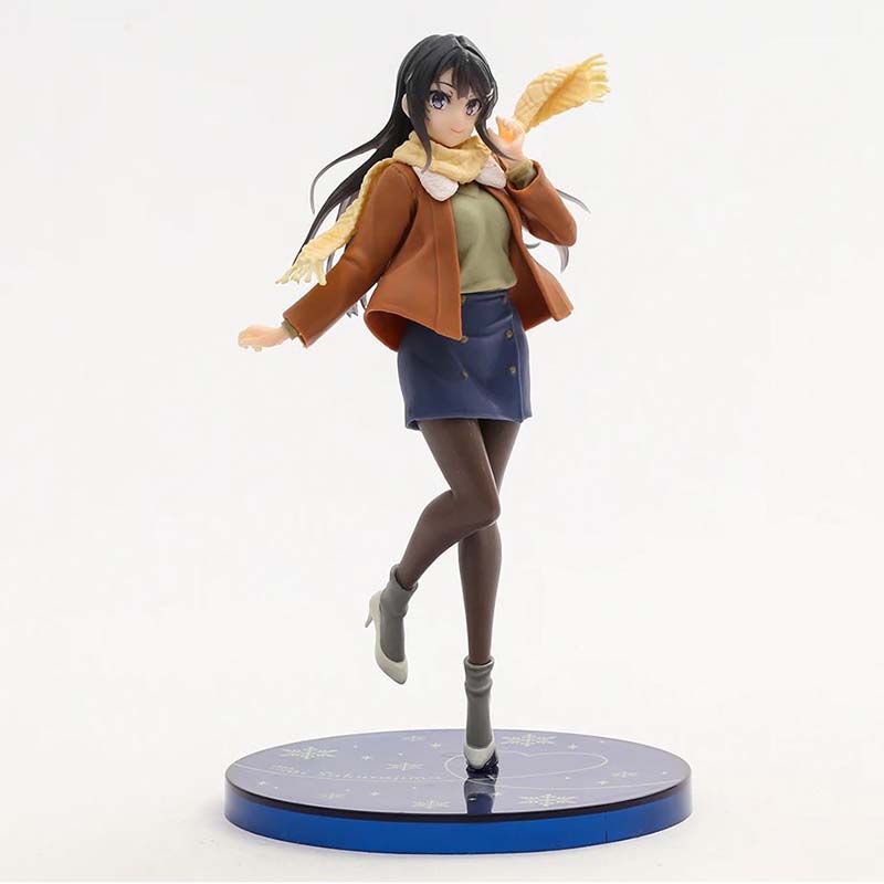 Rascal Does Not Dream of Bunny Girl Senpai Sakurajima Mai Action Figure 20 cm