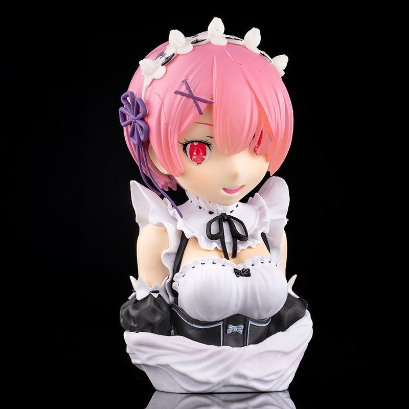 ReLife In A Different World From Zero Rem Ram Action Figure 17cm