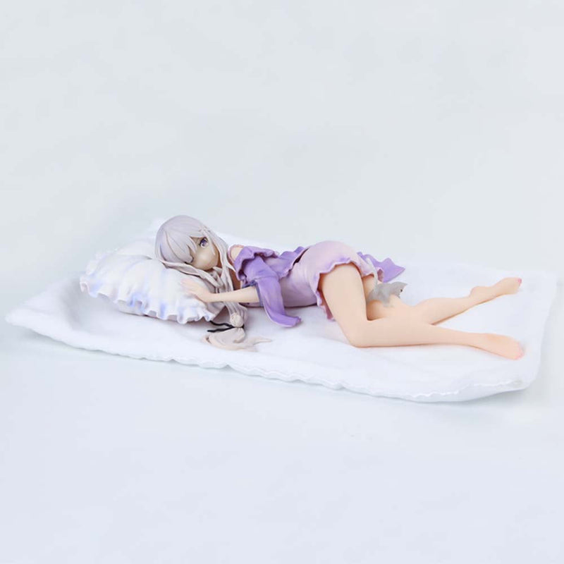 Re Life In A Different World From Zero Sleeping Emilia Action Figure 23cm