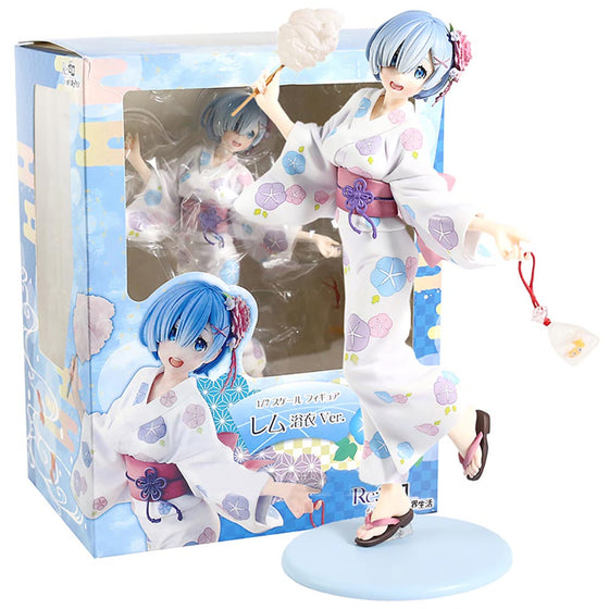 Re Zero Starting Life In Another World Yukata Rem Action Figure 24cm