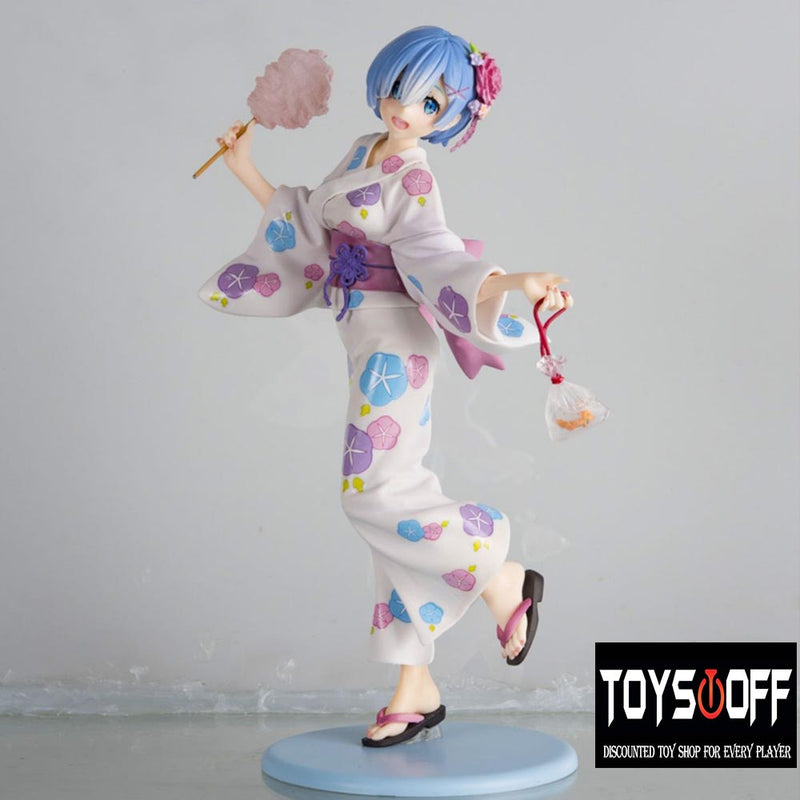 Re Zero Starting Life In Another World Yukata Rem Action Figure 24cm