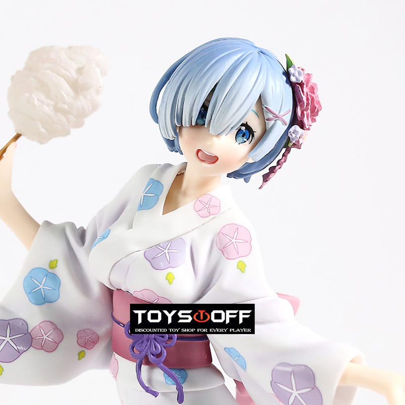 Re Zero Starting Life In Another World Yukata Rem Action Figure 24cm