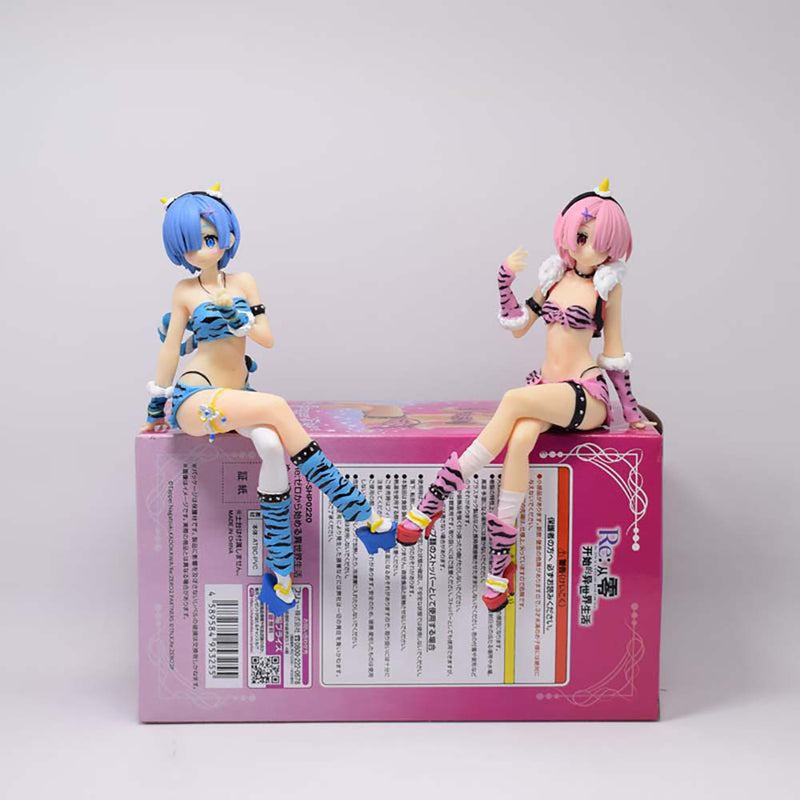 Rem And Ram Oni Costume Ver Action Figure Model Toy 15cm