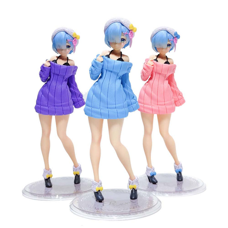 Rem Knit Dress Ver Action Figure Lovely Girl Model Toy 22cm