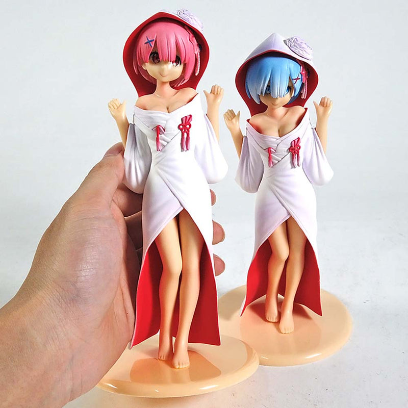 Rem Ram Flower Wedding Action Figure Collectible Model Toy 20cm