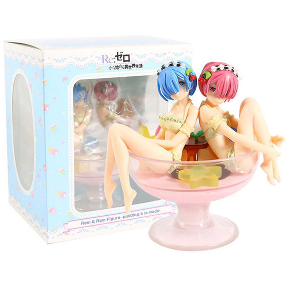 Rem Ram Pudding A La Mode Action Figure Model Toy 13cm