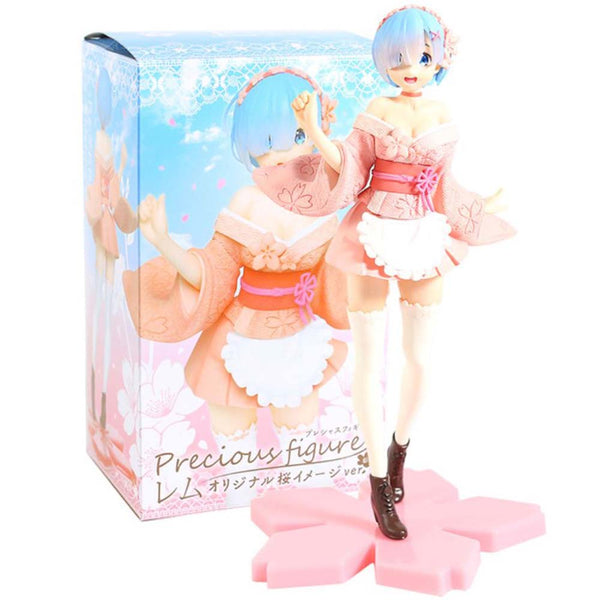 Rem Sakura Ver Action Figure Collectible Model Toy 23cm