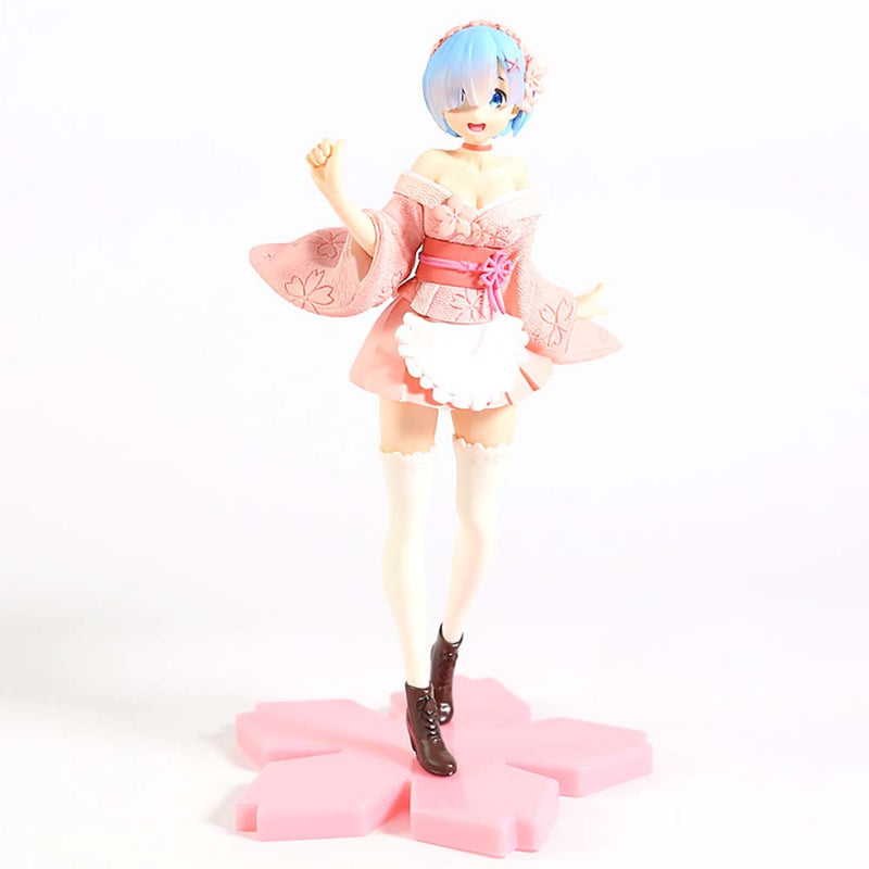 Rem Sakura Ver Action Figure Collectible Model Toy 23cm