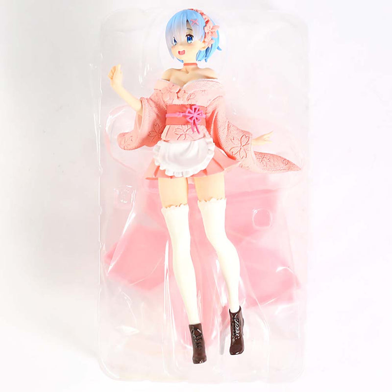 Rem Sakura Ver Action Figure Collectible Model Toy 23cm