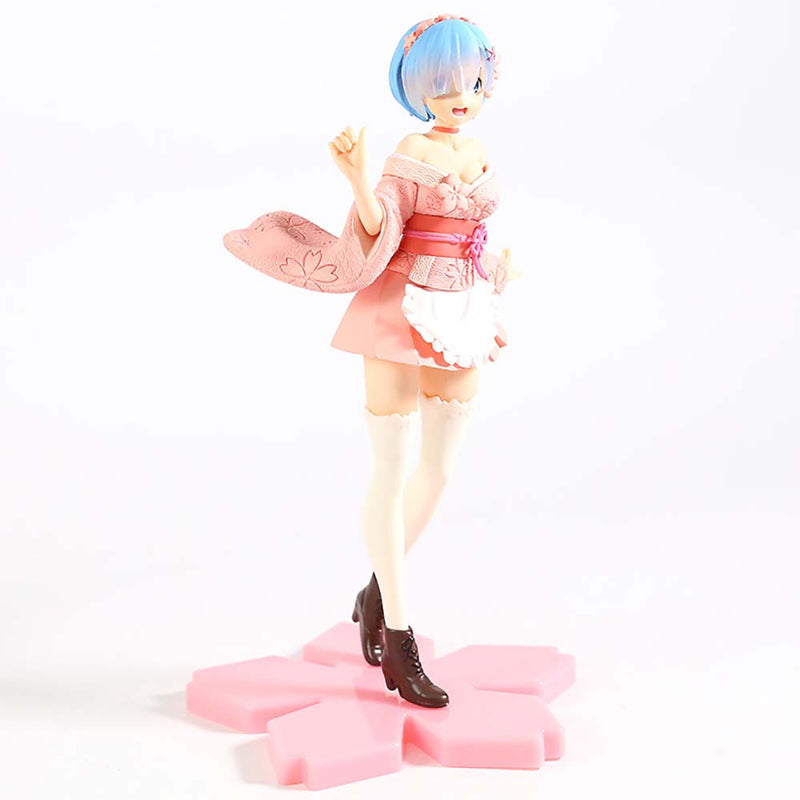 Rem Sakura Ver Action Figure Collectible Model Toy 23cm