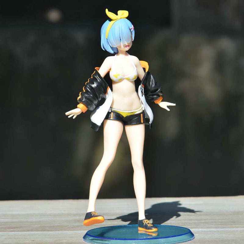 Rem Sportswear Swimsuit Ver Action Figure Collectible Model Toy 23cm