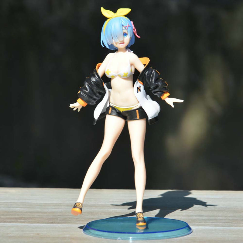 Rem Sportswear Swimsuit Ver Action Figure Collectible Model Toy 23cm