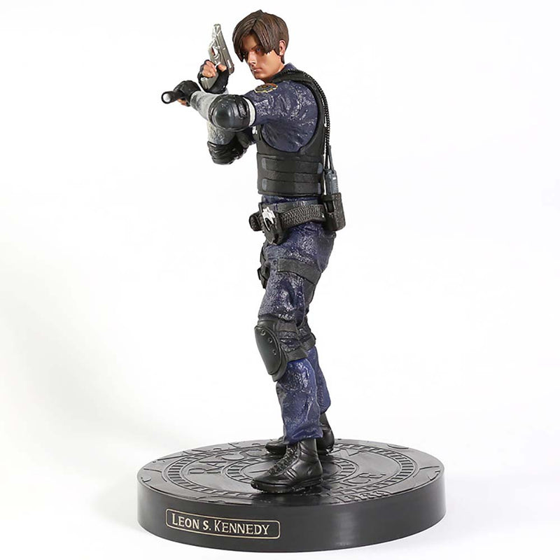 Resident Evil Leon Scott Kennedy Action Figure Collectible Model Toy 32cm