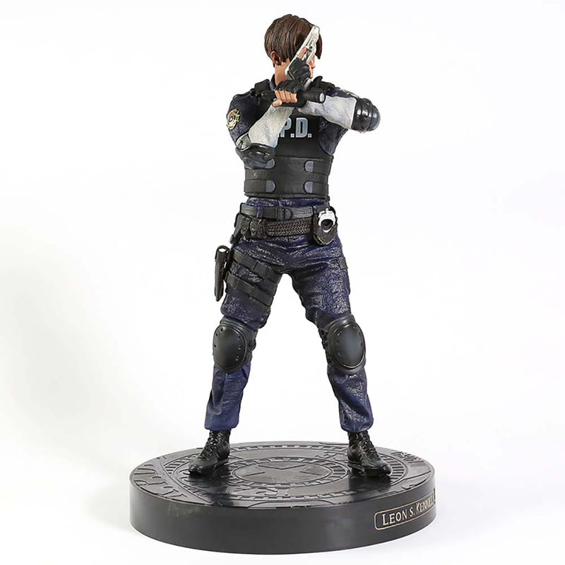 Resident Evil Leon Scott Kennedy Action Figure Collectible Model Toy 32cm