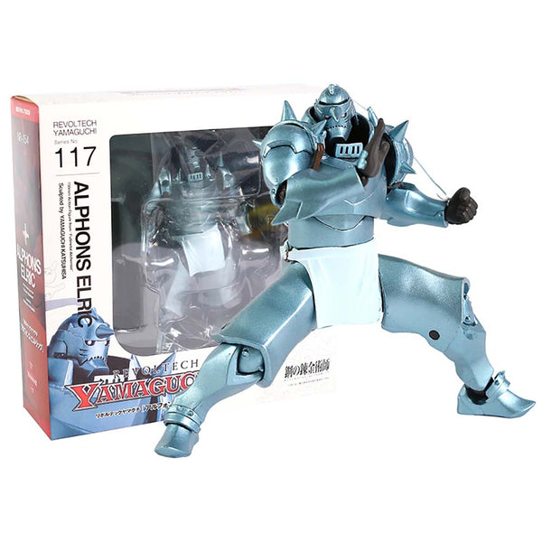 Revoltech Series NO 117 Fullmetal Alchemist Alphonse Elric Action Figure 16cm