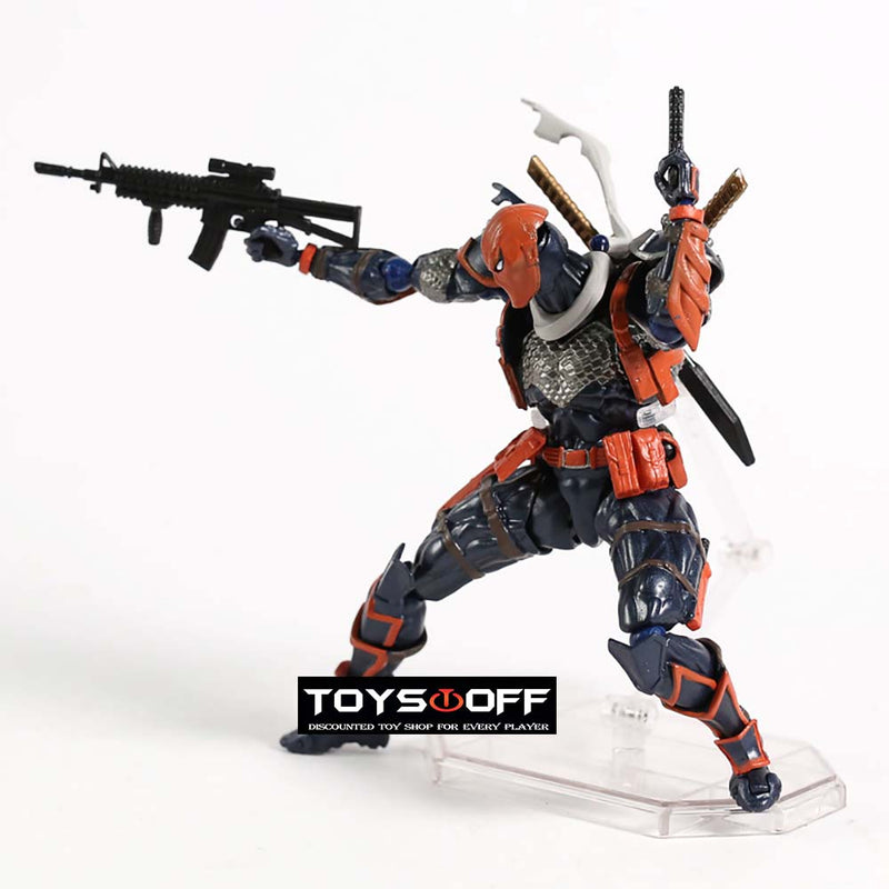 Revoltech Series Yamaguchi No.011 Deathstroke Action Figure Model Toy 17cm