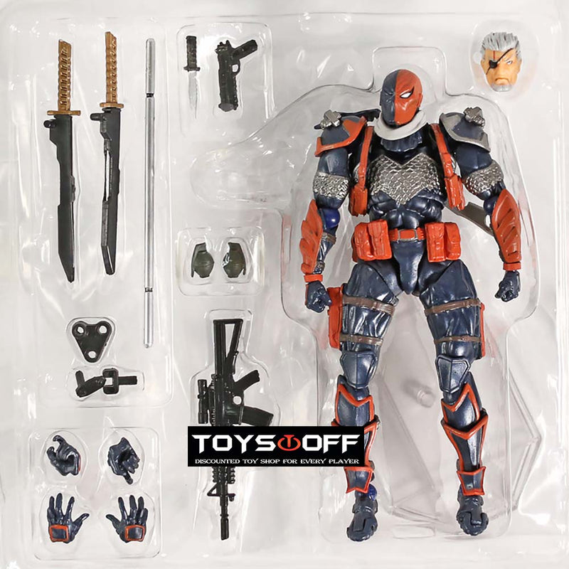 Revoltech Series Yamaguchi No.011 Deathstroke Action Figure Model Toy 17cm