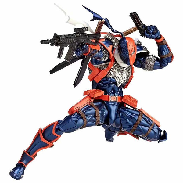 Revoltech Series Yamaguchi No.011 Deathstroke Action Figure Model Toy 17cm