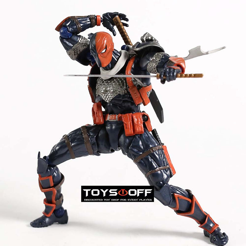 Revoltech Series Yamaguchi No.011 Deathstroke Action Figure Model Toy 17cm