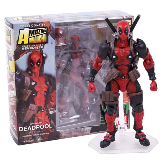 Revoltech Yamaguchi Series No 001 Deadpool Action Figure Model Toy 16cm