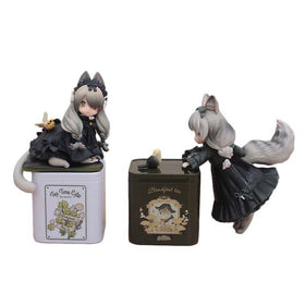 Ribose Star Tea Time Cats Action Figure Collectible Model Toy